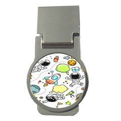 Sketch Cartoon Space Set Money Clips (round)  by Hannah976