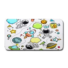 Sketch Cartoon Space Set Medium Bar Mat by Hannah976