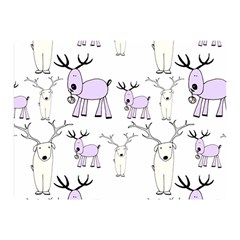 Cute Deers  Two Sides Premium Plush Fleece Blanket (mini) by ConteMonfrey