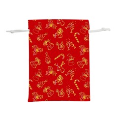 Holy Night - Christmas Symbols  Lightweight Drawstring Pouch (m) by ConteMonfrey