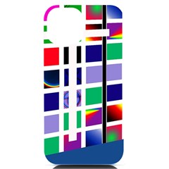 Color Graffiti Pattern Geometric Iphone 14 Black Uv Print Case by Hannah976