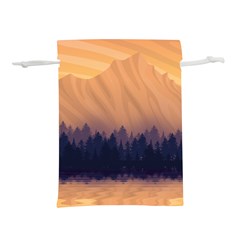 Landscape Nature Mountains Sky Lightweight Drawstring Pouch (m) by Hannah976