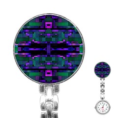 Abstract Pattern Desktop Wallpaper Stainless Steel Nurses Watch by Hannah976