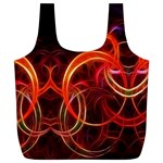 Colorful Prismatic Chromatic Full Print Recycle Bag (XL) Front