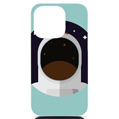 Astronaut Space Astronomy Universe Iphone 14 Pro Black Uv Print Case by Sarkoni