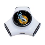 Astronaut Planet Space Science 3-Port USB Hub Front