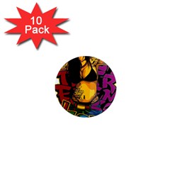 Xtreme Skateboard Graffiti 1  Mini Magnet (10 Pack)  by Sarkoni