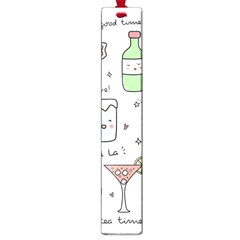Drinks Cocktails Doodles Coffee Large Book Marks by Apen