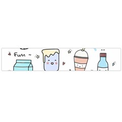 Drinks Cocktails Doodles Coffee Large Premium Plush Fleece Scarf  by Apen