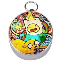 Painting Illustration Adventure Time Psychedelic Art Silver Compasses by Sarkoni