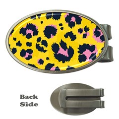 Leopard Print Seamless Pattern Money Clips (oval)  by Hannah976
