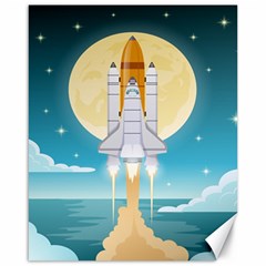 Space Exploration Illustration Canvas 16  X 20  by Bedest
