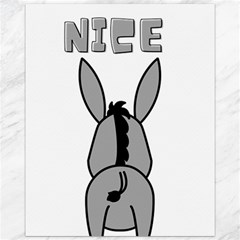 Donkey Ass Funny Nice Cute Floppy Canvas 11  X 14  by Sarkoni