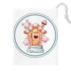 Socks Stockings Christmas Warm Drawstring Pouch (4xl) by Sarkoni