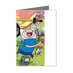 Adventure Time Finn  Jake Mini Greeting Card by Bedest