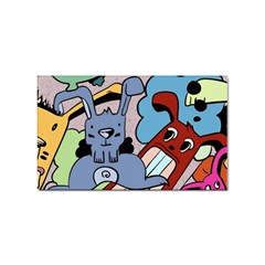 Graffiti Monster Street Theme Sticker Rectangular (10 Pack) by Bedest