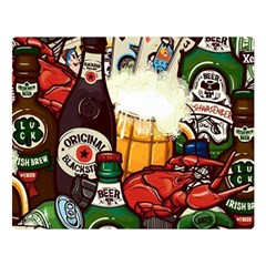 Graffiti Go Art Two Sides Premium Plush Fleece Blanket (large) by Bedest