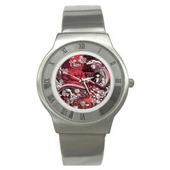 Adventure Time Cartoon Stainless Steel Watch by Bedest