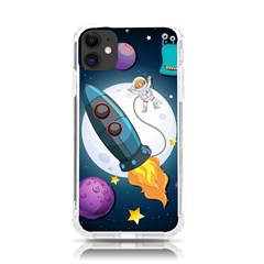 Spaceship Astronaut Space Iphone 11 Tpu Uv Print Case by Hannah976
