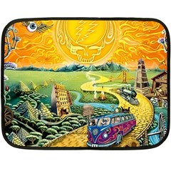Grateful Dead Golden Road Fleece Blanket (mini) by Bedest