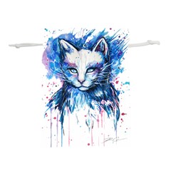 Cat Lightweight Drawstring Pouch (m) by saad11