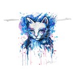 Cat Lightweight Drawstring Pouch (M) Back