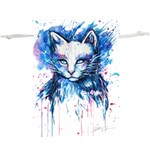 Cat Lightweight Drawstring Pouch (XL) Back