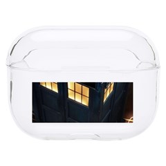 Tardis Bbc Doctor Who Dr Who Hard Pc Airpods Pro Case by Cendanart