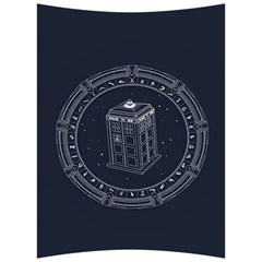 Doctor Who Bbc Tardis Back Support Cushion by Cendanart