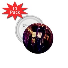 Tardis Regeneration Art Doctor Who Paint Purple Sci Fi Space Star Time Machine 1 75  Buttons (10 Pack) by Cendanart