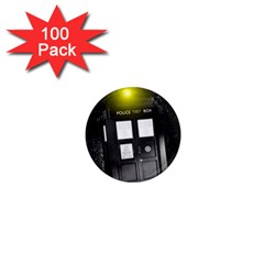 Doctor Who Space Tardis 1  Mini Magnets (100 Pack)  by Cendanart