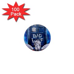 Doctor Who Adventure Bad Wolf Tardis 1  Mini Magnets (100 Pack)  by Cendanart