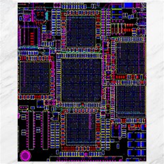 Cad Technology Circuit Board Layout Pattern Canvas 16  X 20  by Ket1n9