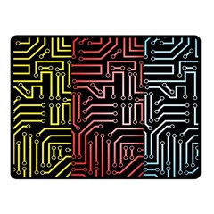 Circuit Board Seamless Patterns Set Fleece Blanket (small) by Ket1n9
