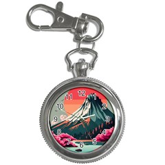 Mountain Landscape Sky Fuji Nature Key Chain Watches by Cendanart