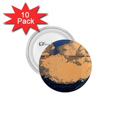 Wave Aesthetic Ocean Retro Sea Vintage 1 75  Buttons (10 Pack) by Cendanart