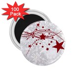 Christmas Star Snowflake 2.25  Magnets (100 pack)  Front