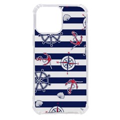 Seamless Marine Pattern Iphone 13 Pro Max Tpu Uv Print Case by Ket1n9