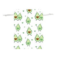 Cute Seamless Pattern With Avocado Lovers Lightweight Drawstring Pouch (l) by Ket1n9