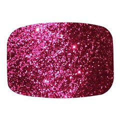 Pink Glitter Mini Square Pill Box by Hannah976