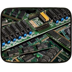 Computer Ram Tech - Fleece Blanket (mini) by Hannah976
