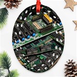 Computer Ram Tech - Oval Filigree Ornament (Two Sides) Back