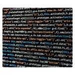 Close Up Code Coding Computer Two Sides Premium Plush Fleece Blanket (Small) 50 x40  Blanket Front
