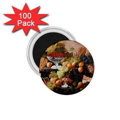 Abundance Of Fruit Severin Roesen 1 75  Magnets (100 Pack)  by Hannah976