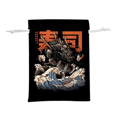 Sushi Dragon Japanese Lightweight Drawstring Pouch (m) by Bedest