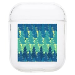 Christmas Trees Pattern Digital Paper Seamless Soft Tpu Airpods 1/2 Case by Ndabl3x