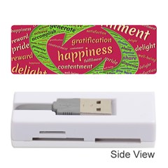 Fulfillment Satisfaction Happiness Memory Card Reader (stick) by Paksenen