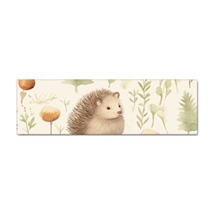 Hedgehog Mushroom Sticker (bumper) by Ndabl3x