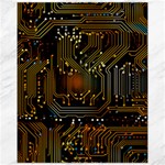 Circuits Circuit Board Orange Technology Canvas 11  x 14  10.95 x13.48  Canvas - 1