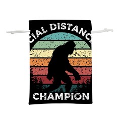 Monster Yeti Social Distance Monkey Lightweight Drawstring Pouch (m) by Cendanart